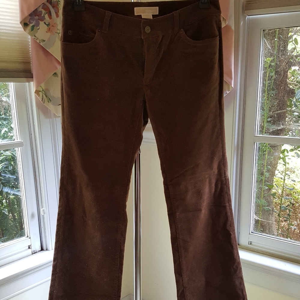 Michael Kors brown suede-ish pants